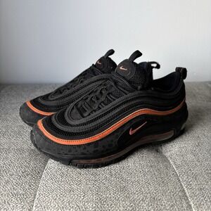 Nike Air Max 97 GS Size 6Y/ Size 7.5 Womens‎ Safari Black Orange DX3088-001
